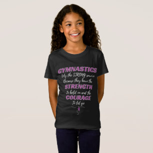 Gymnastiken ger den starka Överlevande gymnastgå T Shirt