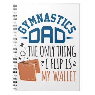 Gymnastiken Pappa är min plånbok och den enda Sak Anteckningsbok