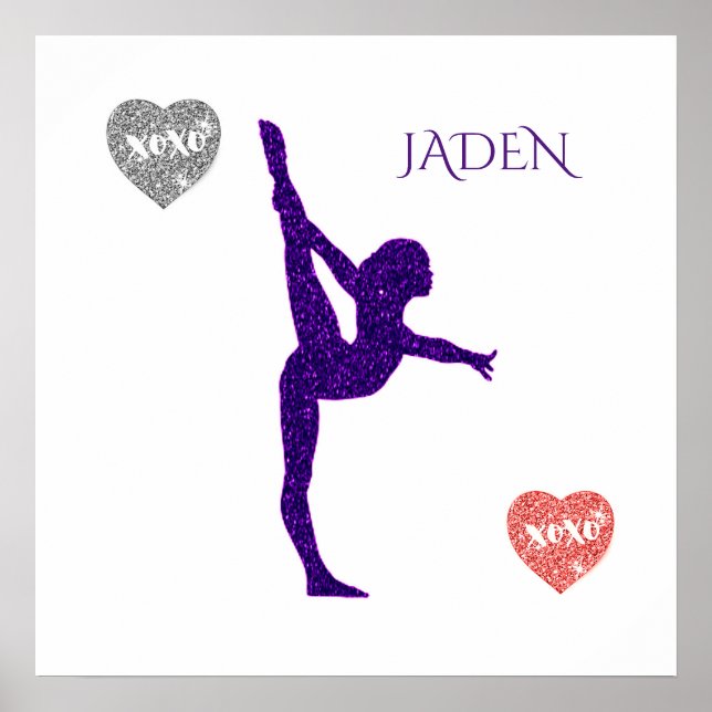 Gymnastiken poster. XOX Poster (Framsidan)