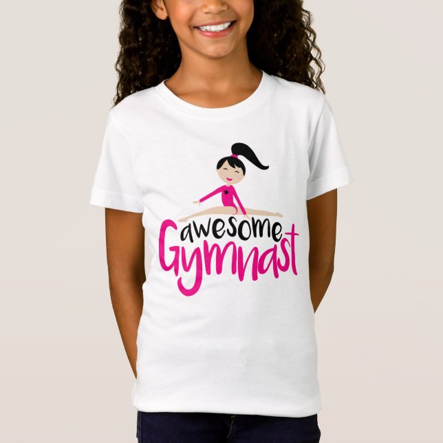 Gymnastikfantastiskgymnast Tee Shirt (Framsida)