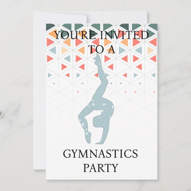 Gymnastikfestinladan Inbjudningar (Framsida)