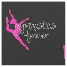 Gymnastikför evigt med shock rosagymnast