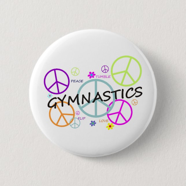 Gymnastikfredssymboler Knapp (Framsida)