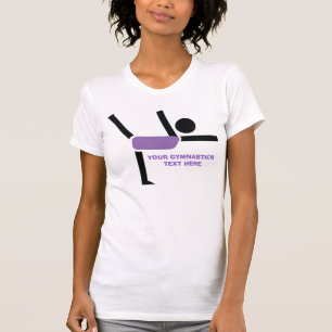 Gymnastikgåvor, gymnastik, anpassningsbar tee shirt