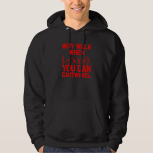 Gymnastikgymnast för Coola av flickkvinnor Hoodie