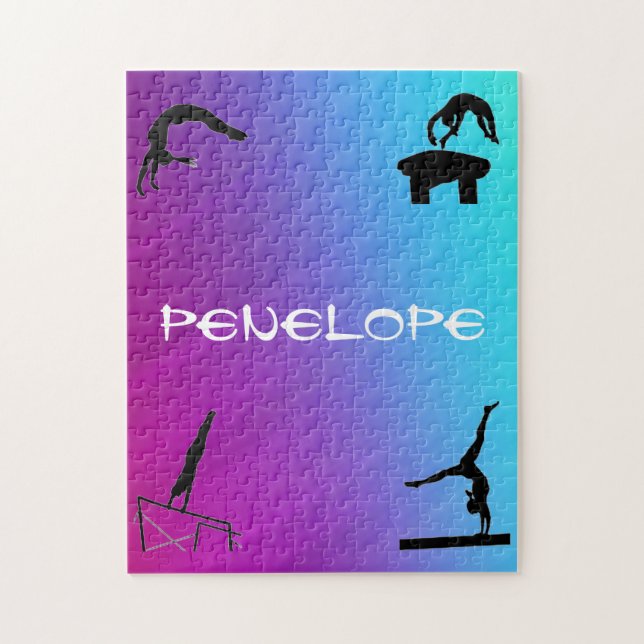 Gymnastikhändelser Coola Gradient Puzzle Pussel (Vertikal)