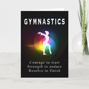 Gymnastikinspirationsoffert Female Silhouette Kort