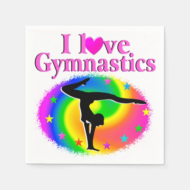 GYMNASTIKKONSTRUKTION I KÄRLEK PAPPERSSERVETT (Framsidan)