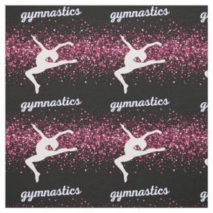 Gymnastikläder Rosa Glitter Tyg