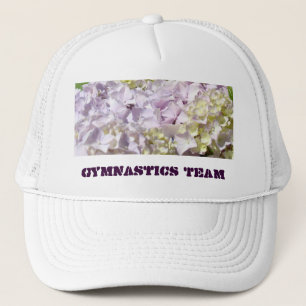 Gymnastiklag mössor Lavendel Hortensia Blommor Keps