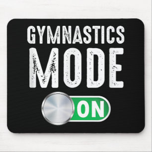 Gymnastikläge På Cool Gymnast Idrottare Musmatta