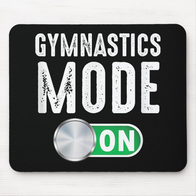 Gymnastikläge På Cool Gymnast Idrottare Musmatta (Framsidan)