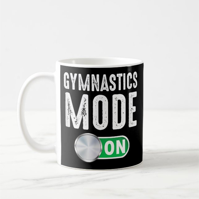 Gymnastikläge på Coola Gymnast-Idrottsman Kaffemugg (Vänster)