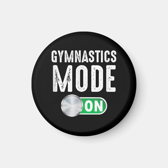 Gymnastikläge på Coola Gymnast-Idrottsman Magnet (Framsidan)