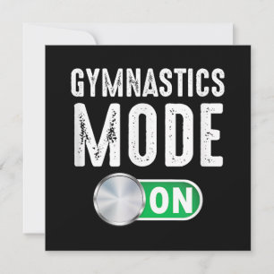 Gymnastikläge på Coola Gymnast-Idrottsman Tack Kort