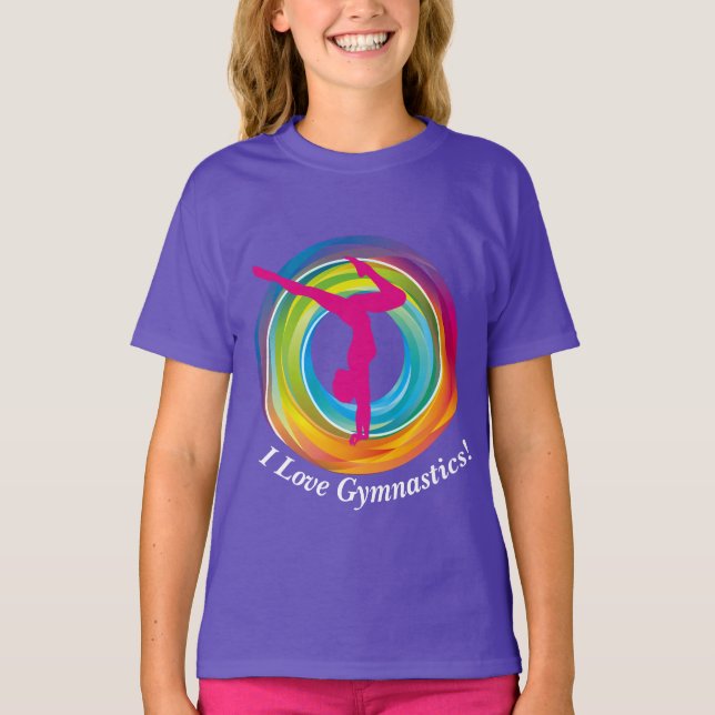 GymnastikLångärmad T-shirt (Framsida)