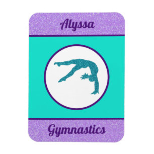 GymnastikLila/turkos Magnet