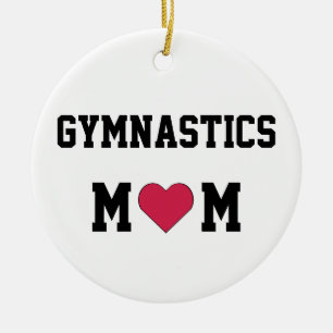 Gymnastikmamma Julgransprydnad Keramik