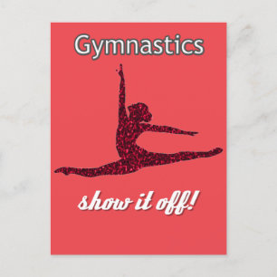 Gymnastikmöte Visa om av Vykort