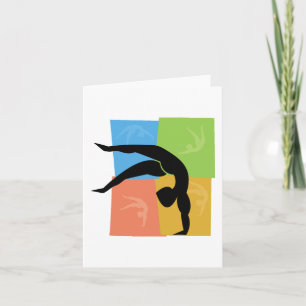 Gymnastiknotecards Kort