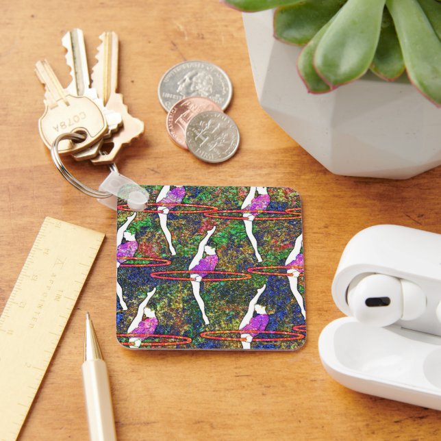 Gymnastiknyckelkedja för Gymnast Nyckelring (Skrivbord)