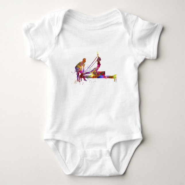 gymnastikövning t shirt (Framsida)