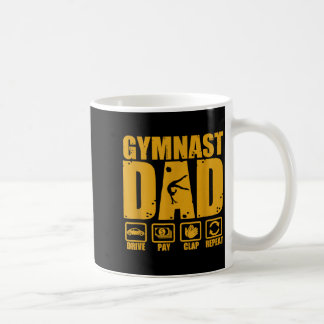 Gymnastikpappa rolig drive betala klappa upprepa g kaffemugg