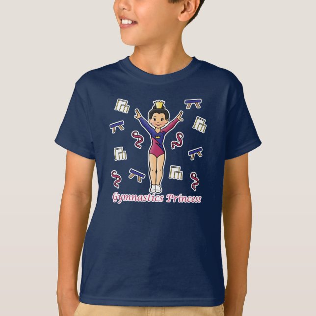 GymnastikPrincess T Shirt (Framsida)