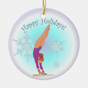 Gymnastikprydnad Julgransprydnad Keramik