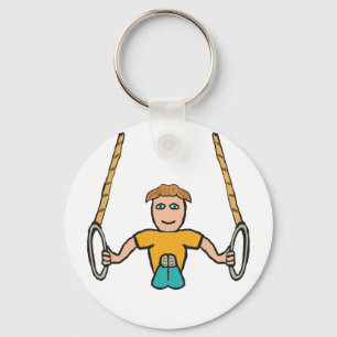Gymnastikringar Nyckelring