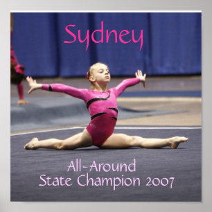 Gymnastiksplittringar Poster