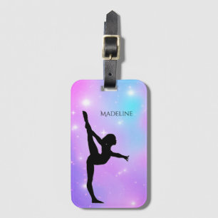Gymnastikstrålen w/ Namn i Gymnast Bagagebricka