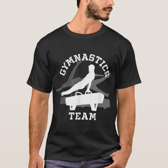 Gymnastikteamet Manar Gymnast American Artistic Gy T Shirt (Framsida)