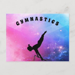 Gymnastikvykort för flickor som kärlek Gymnastik! Vykort