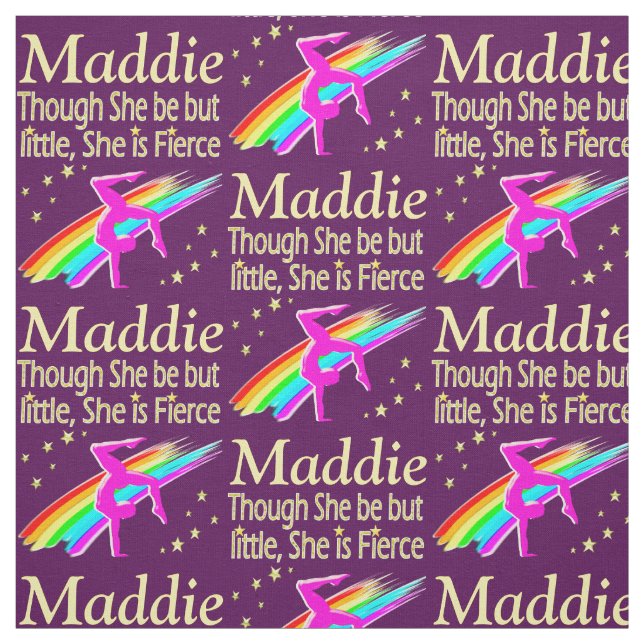 GYMNASTISK FABRIK FÖR LITE MEN BRÄNSLIG PERSONLIG TYG (Provkarta)