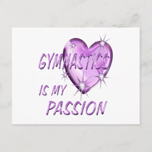 GYMNASTISK PASSION VYKORT