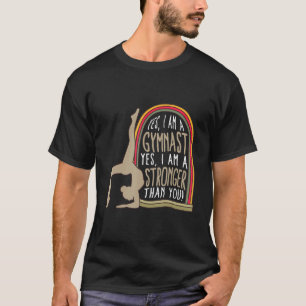 Gymnastisk starkare än du Women Fitness Gymnasti T Shirt