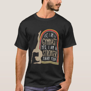 Gymnastisk starkare än du Women Fitness Gymnasti T Shirt