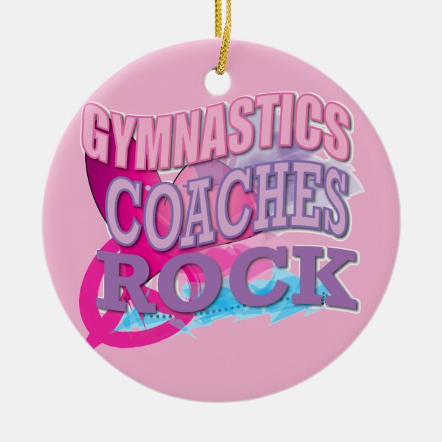 Gymnastiska lagledaregåvor julgransprydnad keramik (Framsidan)