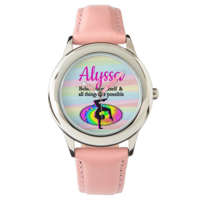 GYMNASTISKA MÅL OCH DREAMS ARMBANDSUR (Framsida)
