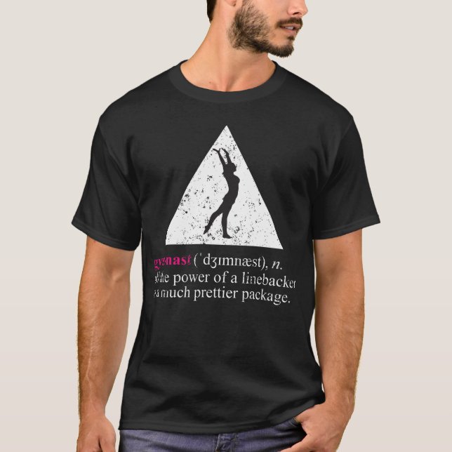 Gymnastordboktillträdeet driver av en t shirt (Framsida)