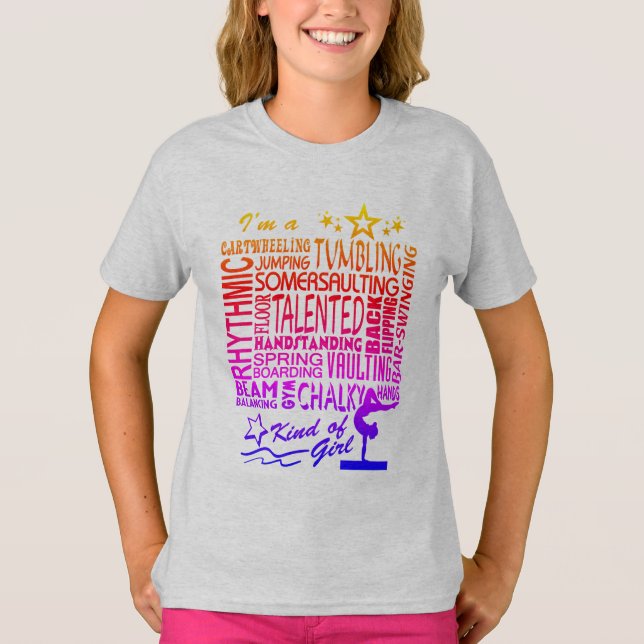 Gymnast's, Gymnastics Talent T-Shirt (Framsida)