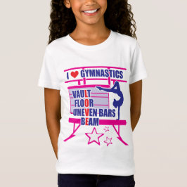 Gymnast's - I Kärlek Gymnastics T Shirt
