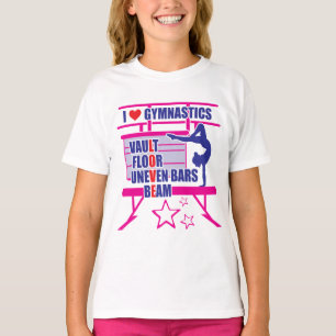 Gymnast's - I Kärlek Gymnastics T-shirt