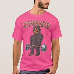 Gympanzee Chimpanzee Gym Bodybuilding T Shirt