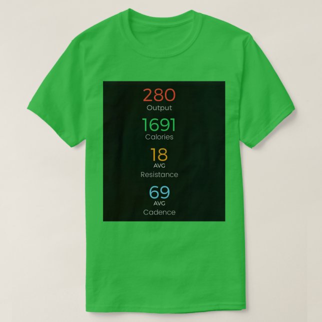 gympresultat t shirt (Design framsida)