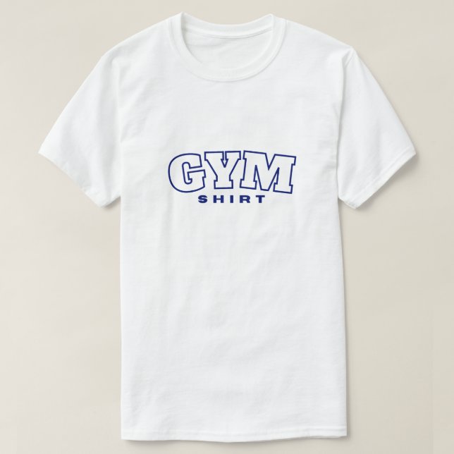 gymskjorta t shirt (Design framsida)