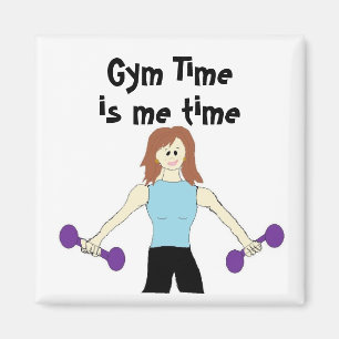Gymtid är Mitt Tid Magnet
