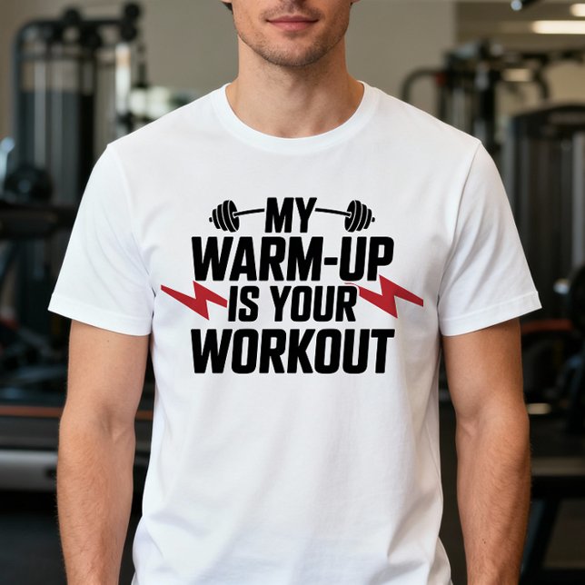 Gymträning Ironisk Tyngdlyftare Träning T Shirt (Skapare uppladdad)