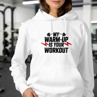 Gymträning Viktlyftning Sarksatisk Motiverande Trä T Shirt